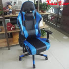 Ergonomic Racing Seat Gaming Chair Hệ thống hỗ trợ thắt lưng màu đen và màu xanh